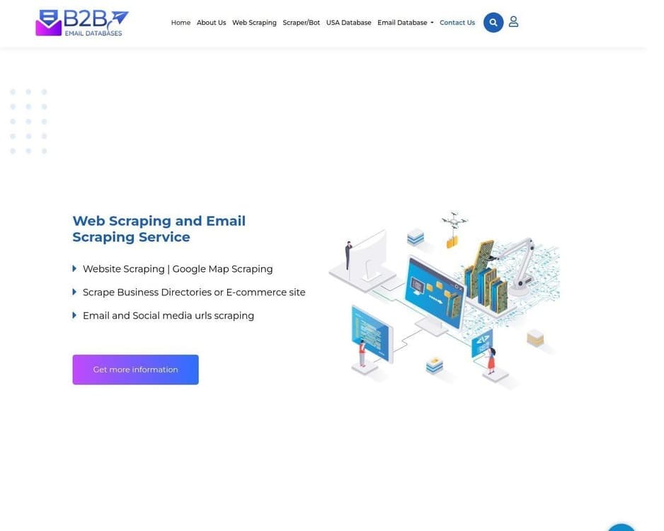 B2B Email Database Marketplace