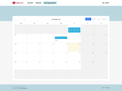 Elit Journalen — Clinic Appointment & Patient Records System