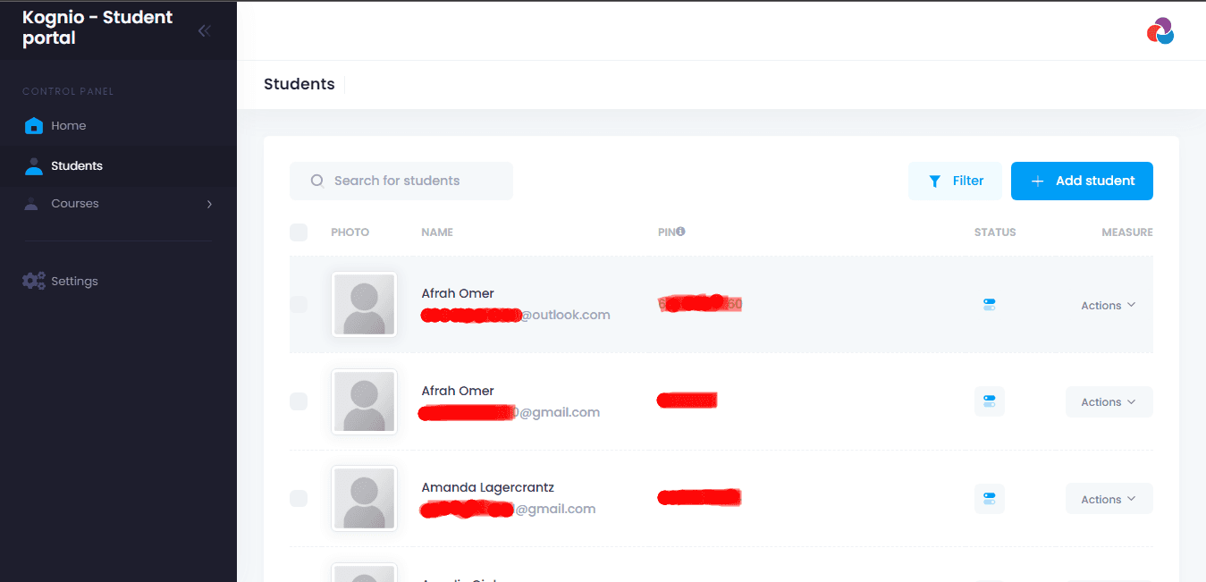 Student List